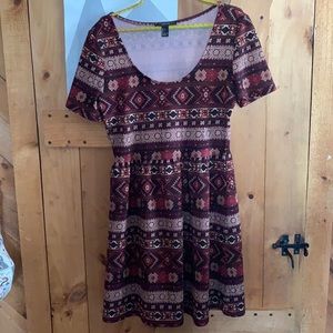 Forever 21 Tea Length Knit Dress